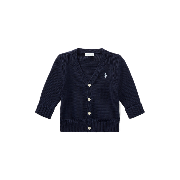 Cotton V-Neck Cardigan Madison's Niche 