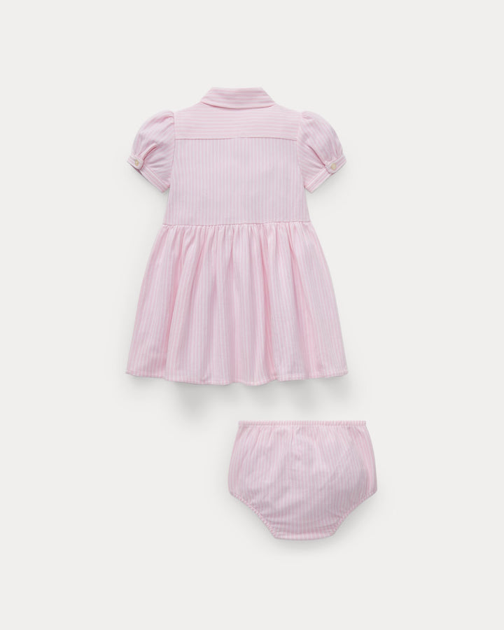 Pink Oxford Knit Dress