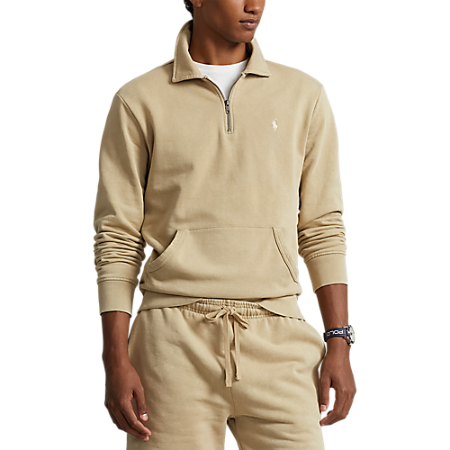 Long Sleeve Terry Half-Zip Sweatshirt