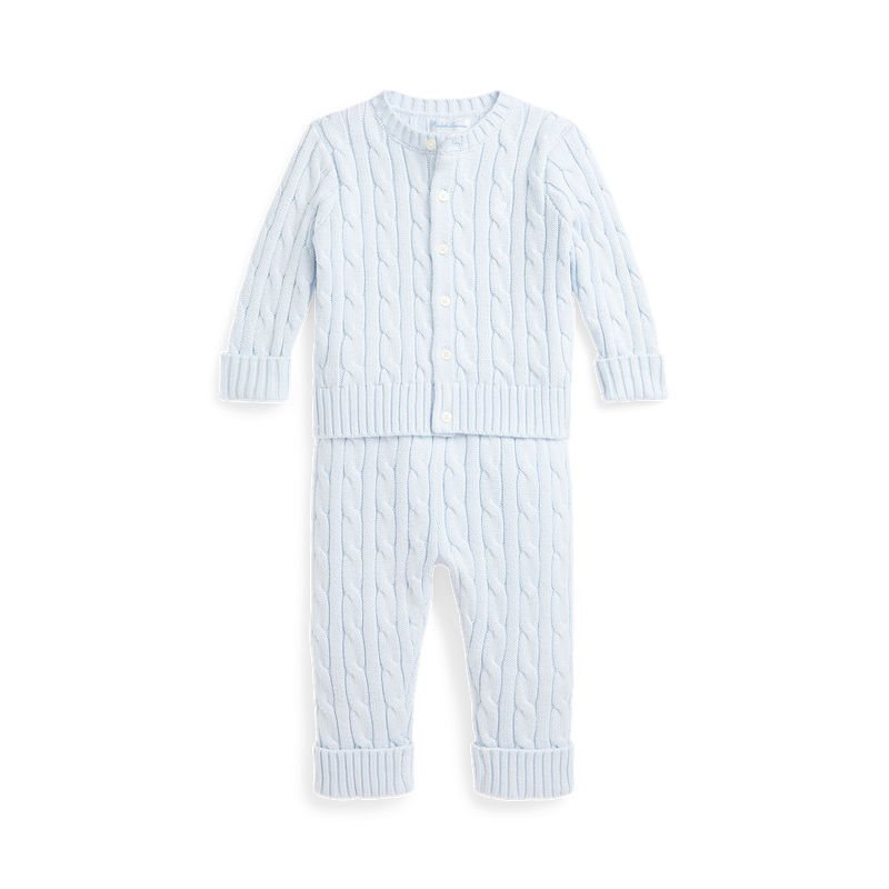 Set of 2 Blue Cardigan & Pant