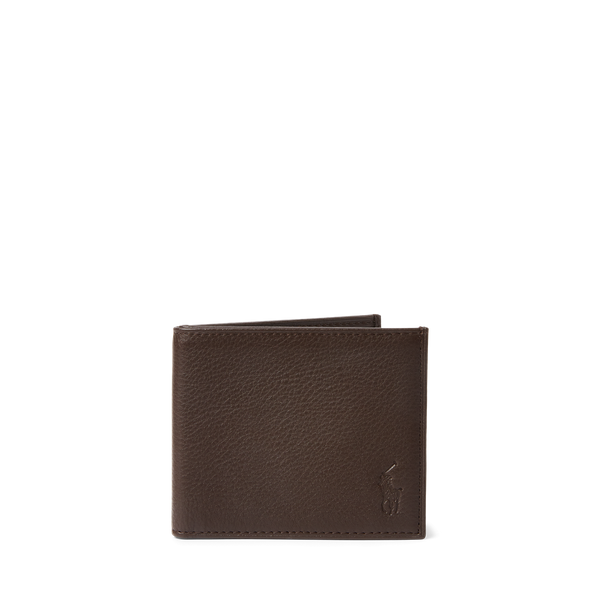 Pebbled Bifold Wallet in Brown - Madison's Niche 