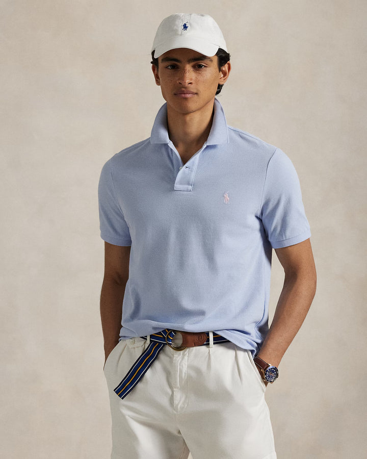 Short Sleeve Mesh Polo