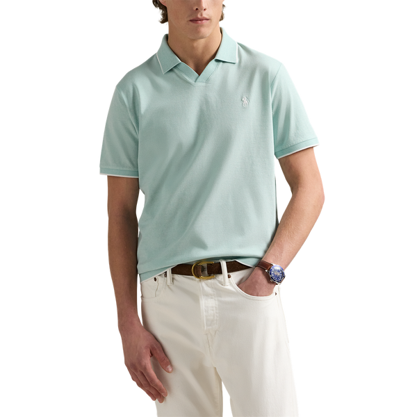 Short Sleeve Jaquard Pique Polo Madison's Niche 