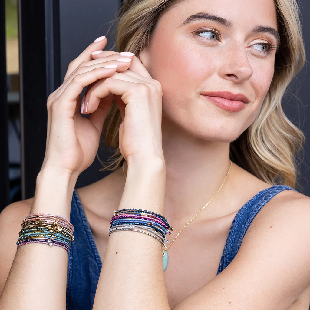 Bracelet Trio- Turquoise/Gold