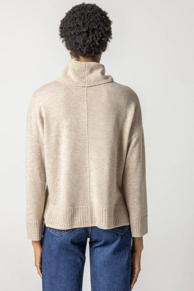 Side Slit Turtleneck - Madison's Niche 