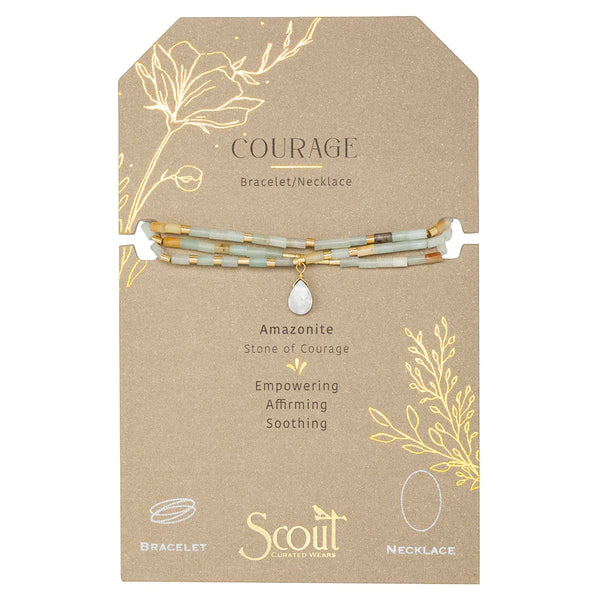 Stone of Courage Teardrop Wrap - Madison&