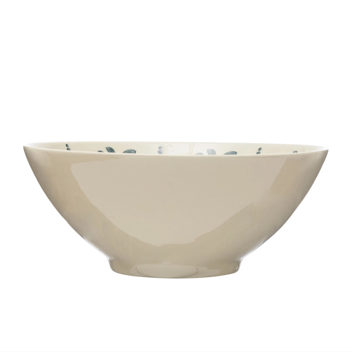 Stoneware Blue & White Bowl - Madison's Niche 