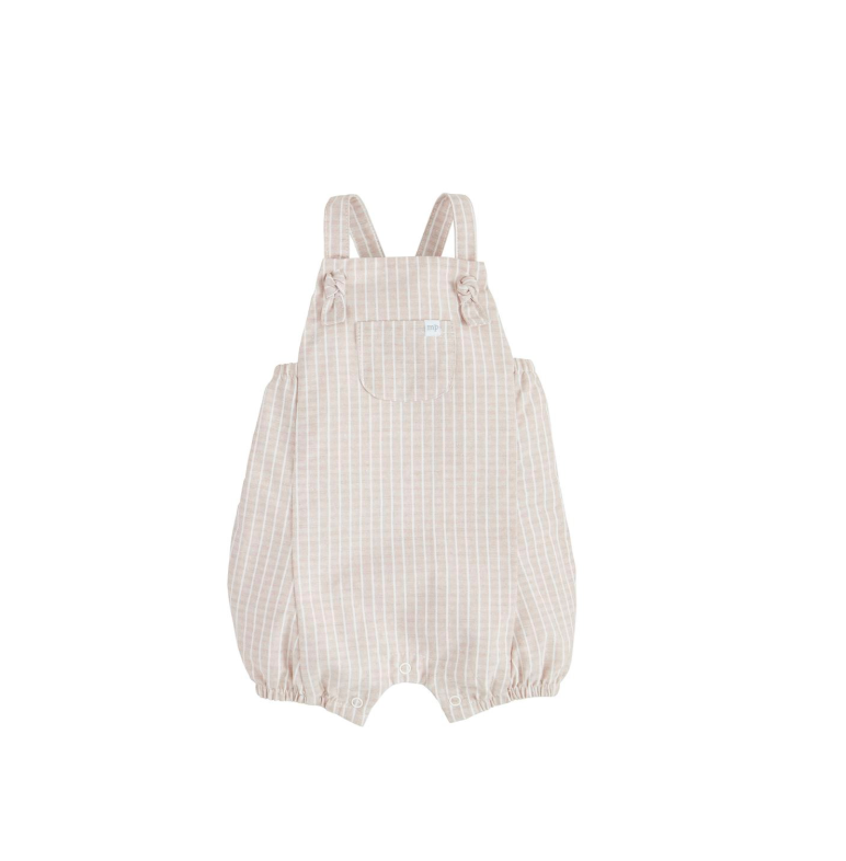 Tan Stripe Romper