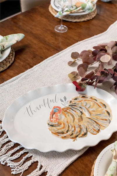 Thankful Turkey Platter - Madison's Niche 