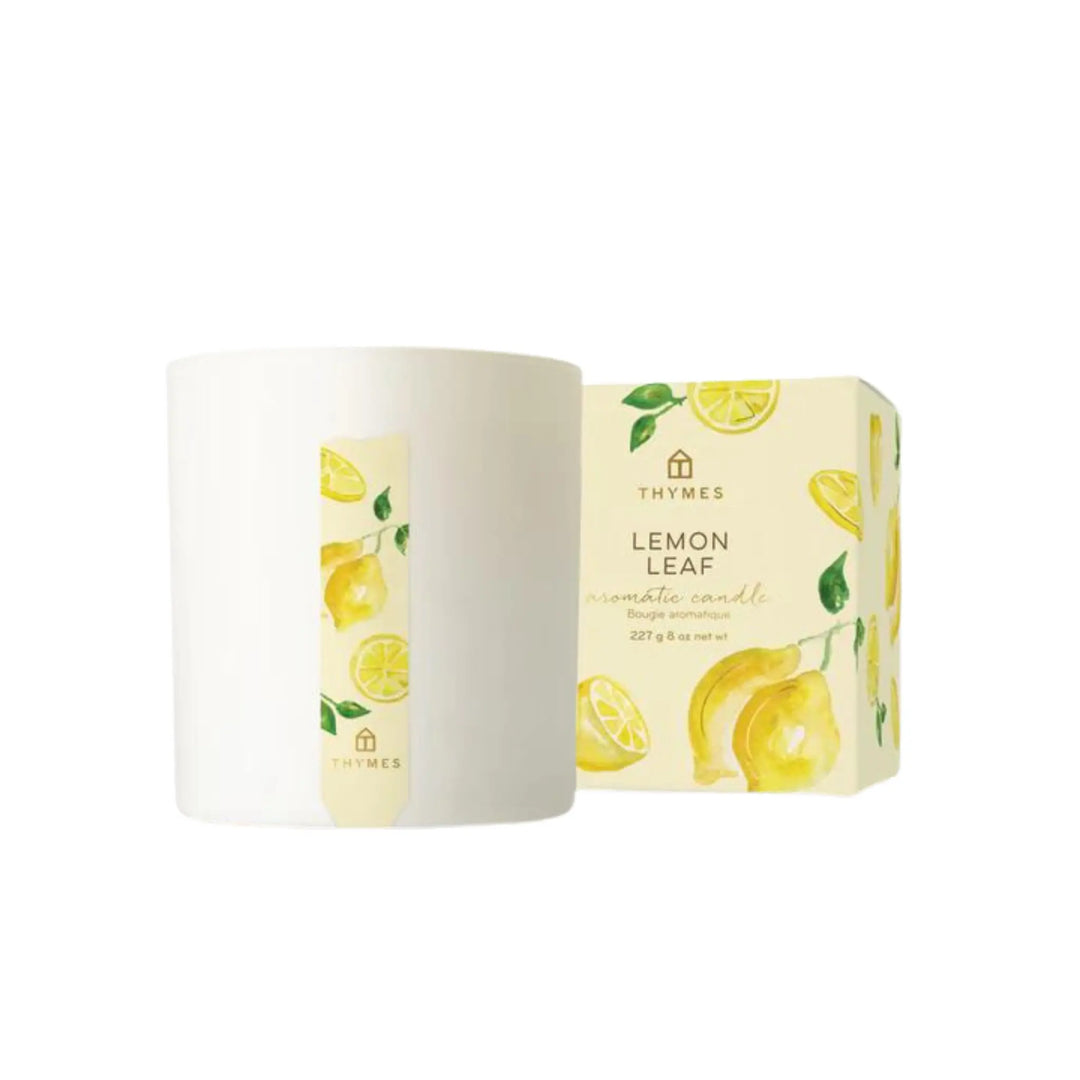Lemon Leaf Boxed Candle - Madison's Niche 
