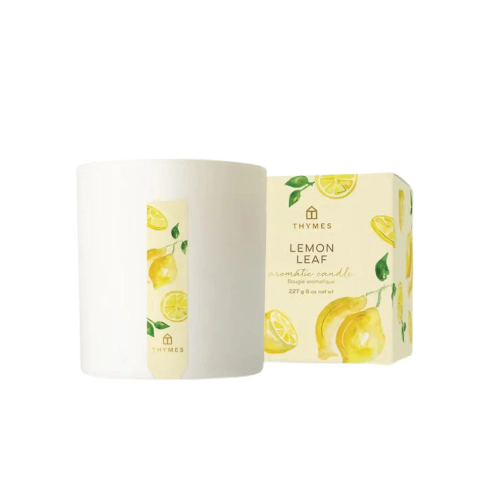 Lemon Leaf Boxed Candle - Madison&