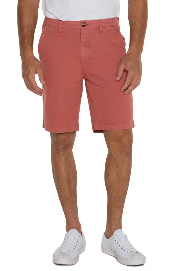 9.5" Trouser Short in Red - Madison's Niche 