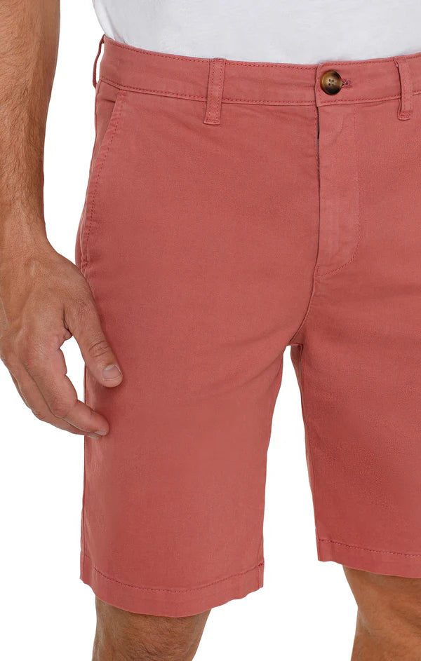 9.5in Trouser Short in Red