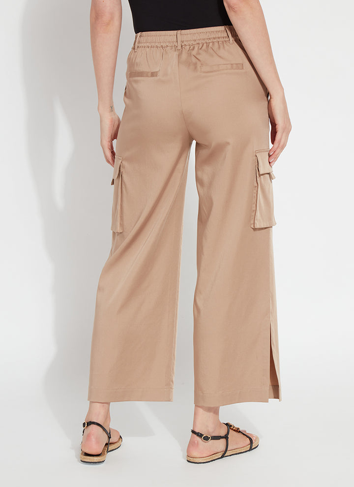 Calypso Ankle Cargo Pant in Tanned