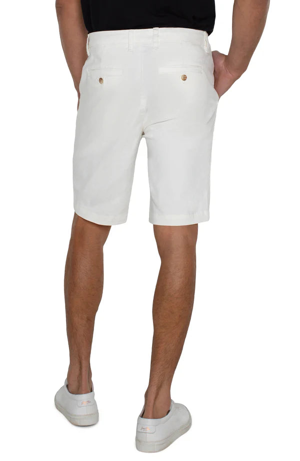 9.5in Trouser Short in White