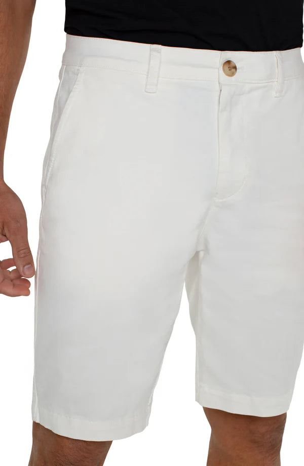 9.5in Trouser Short in White