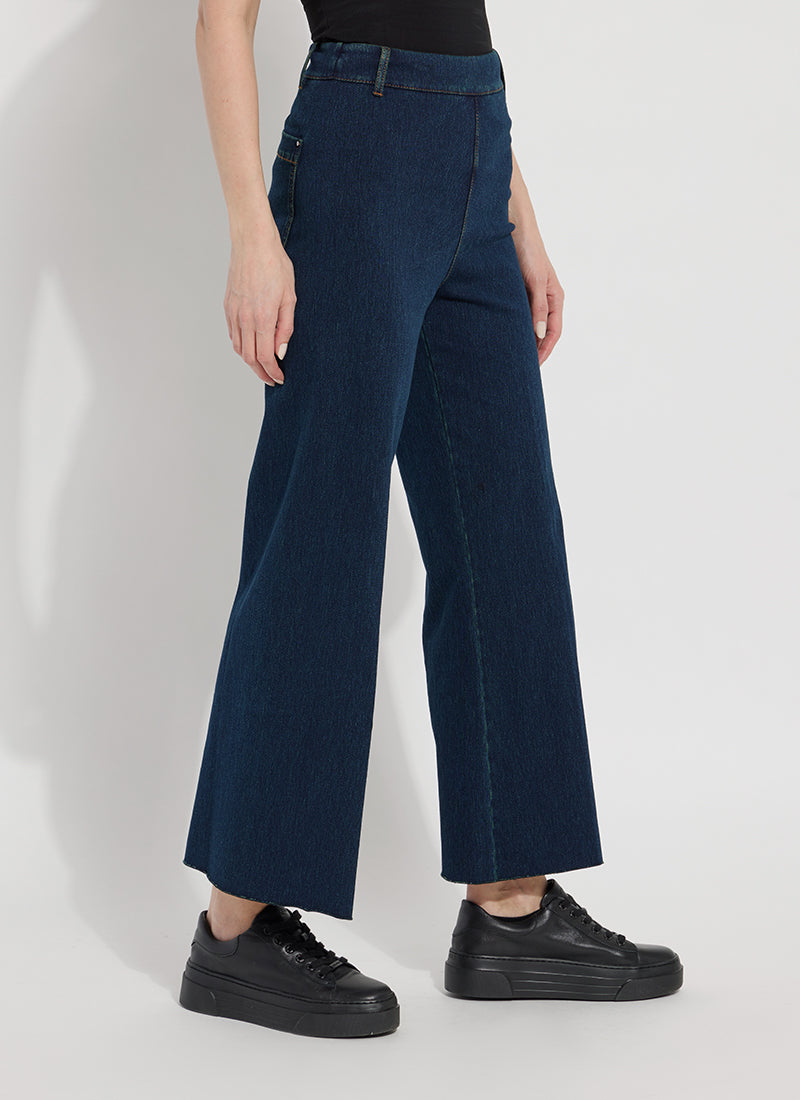 Erin Hi Waist Wide Leg Denim in Indigo