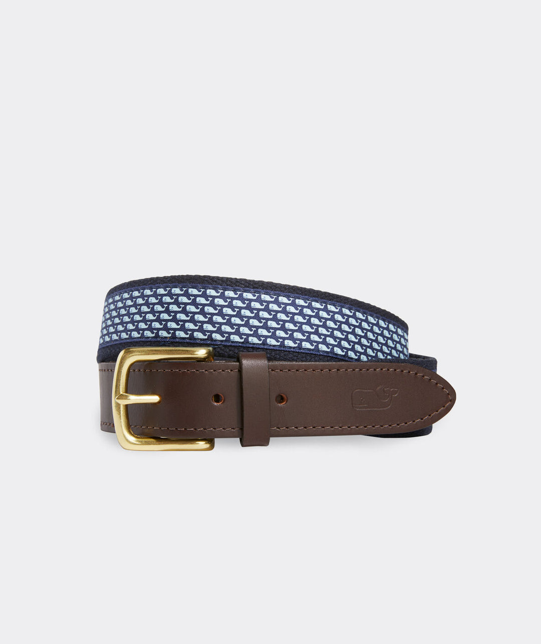 Vineyard Whale Canvas Club Belt