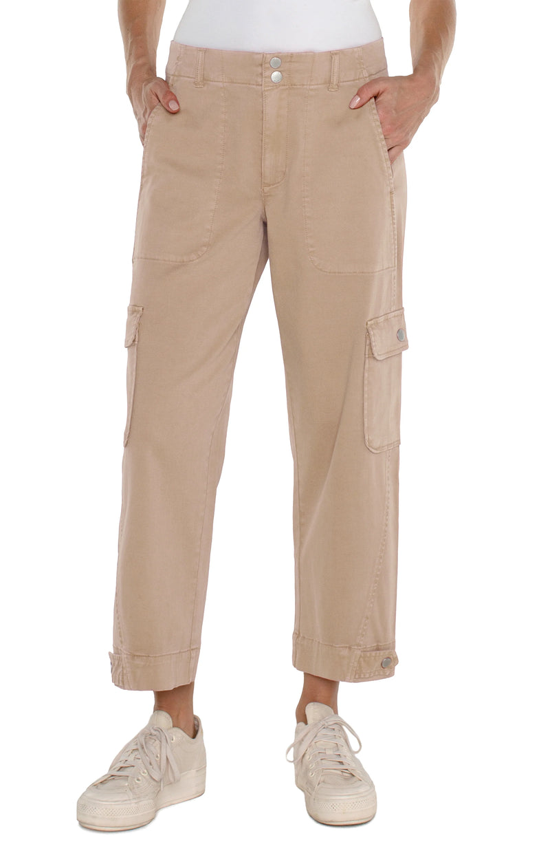 Utility Crop Cargo with Tab Hem - Madison's Niche 