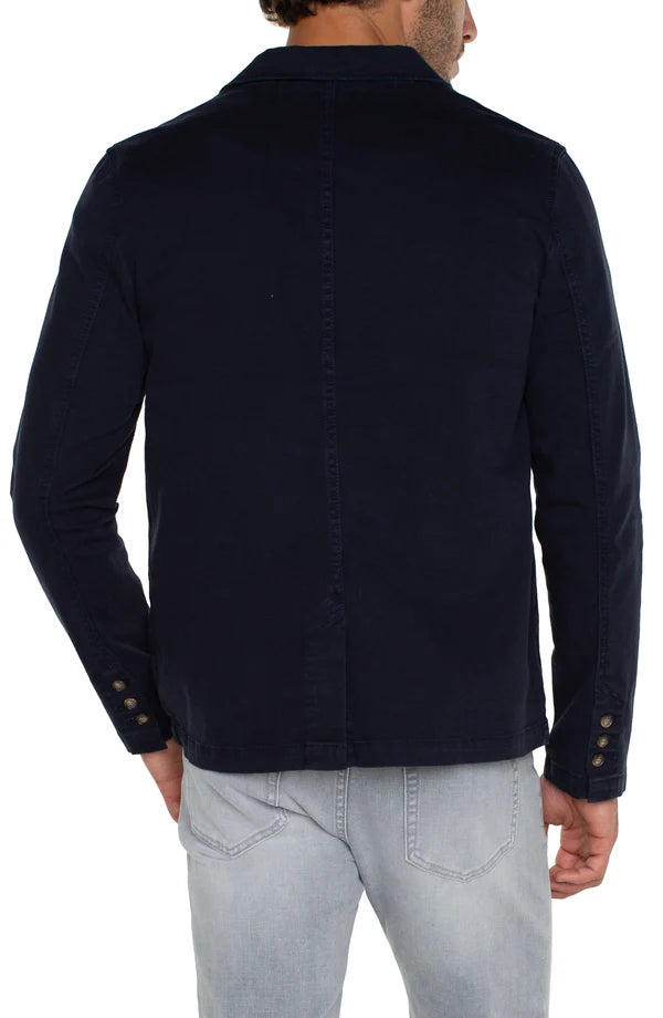 Patch Pocket Blazer in Ink - Madison's Niche 