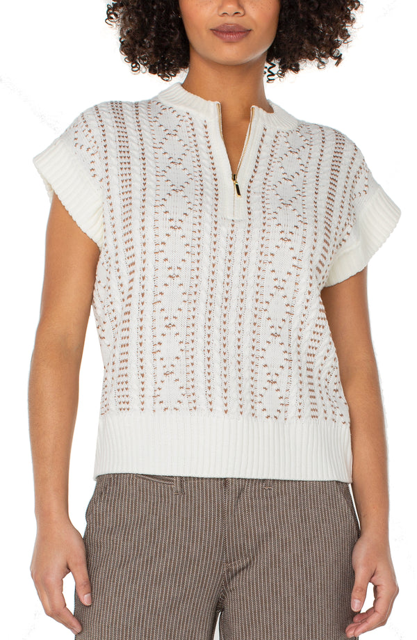 Cap Sleeve Doman Sweater Madison's Niche 