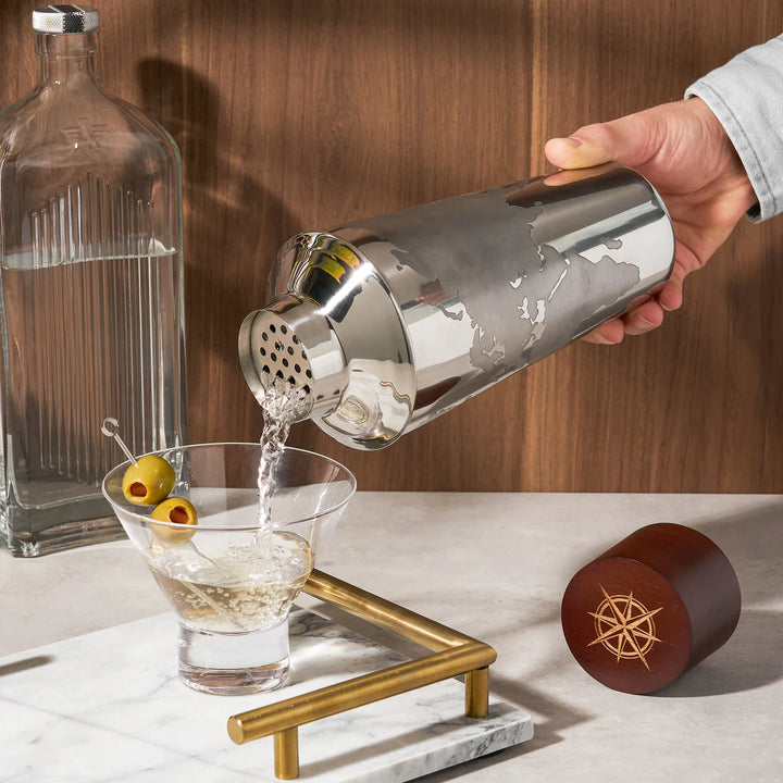 Globe Cocktail Shaker - Madison's Niche 