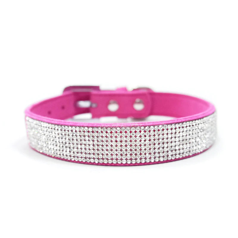 Fuchsia Bling Collar - Madison's Niche 