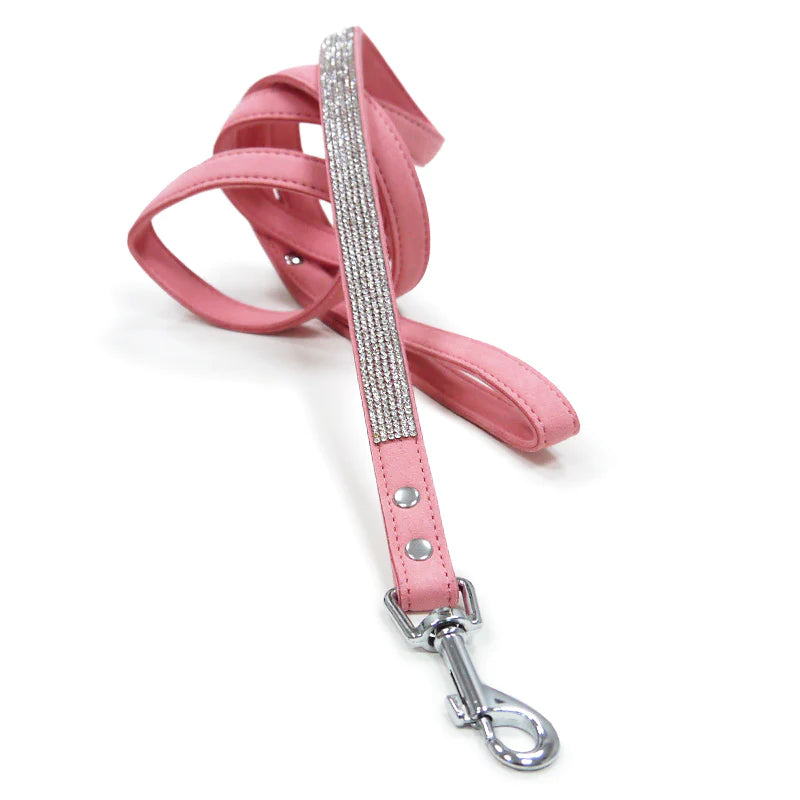 Pink Bling Leash - Madison's Niche 