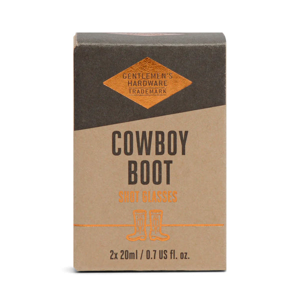 Set of 2 Cowboy Boot Shot Glasses Madison's Niche 