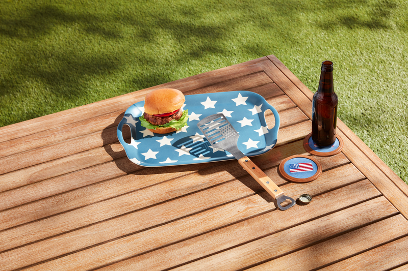 American Flag Coaster Set