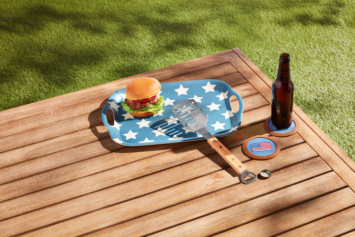 American Flag Coaster Set