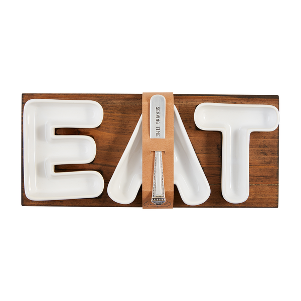 "Eat" Tidbit Board Set