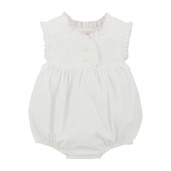 White Ruffle Bubble