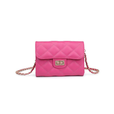 Wendy Quilted Crossbody Bag in Peony - Madison's Niche 