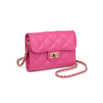 Wendy Quilted Crossbody Bag in Peony - Madison's Niche 