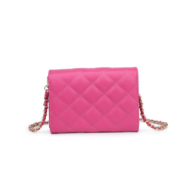 Wendy Quilted Crossbody Bag in Peony - Madison's Niche 