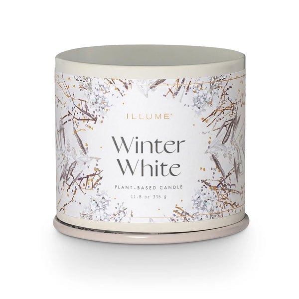 Winter White Vanity Tin Candle Madison's Niche 
