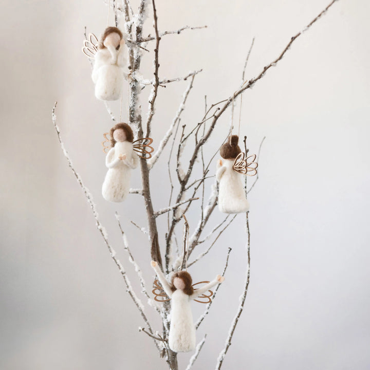 Wool Felt Angel Ornament - Madison's Niche 