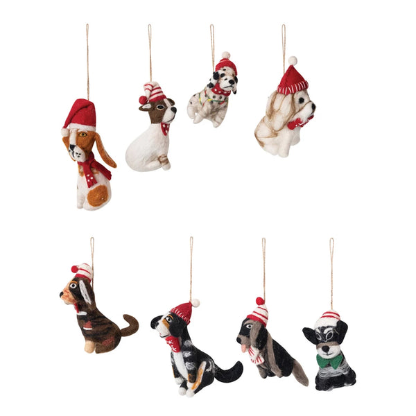 Wool Felt Dog Ornament Madison's Niche 