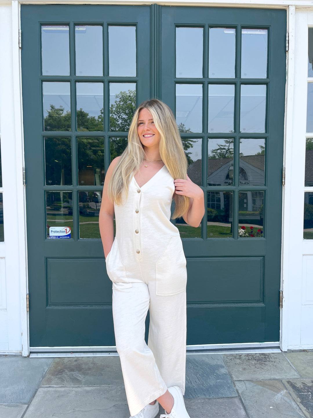 Sleeveless Jumpsuit - Madison's Niche 