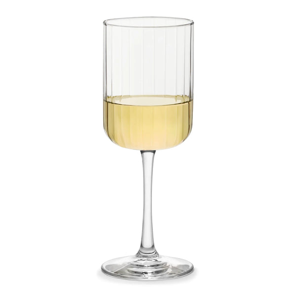 Paneled Wine Glass Madison's Niche 