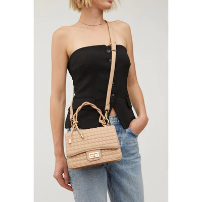 Zoe Crossbody Bag in Natural - Madison's Niche 