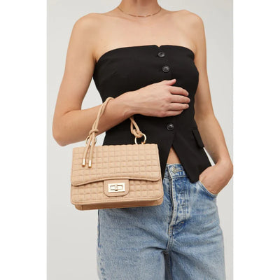 Zoe Crossbody Bag in Natural - Madison's Niche 