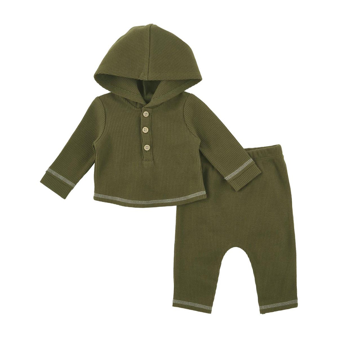 Olive Hooded 2-Piece Set - Madison's Niche 