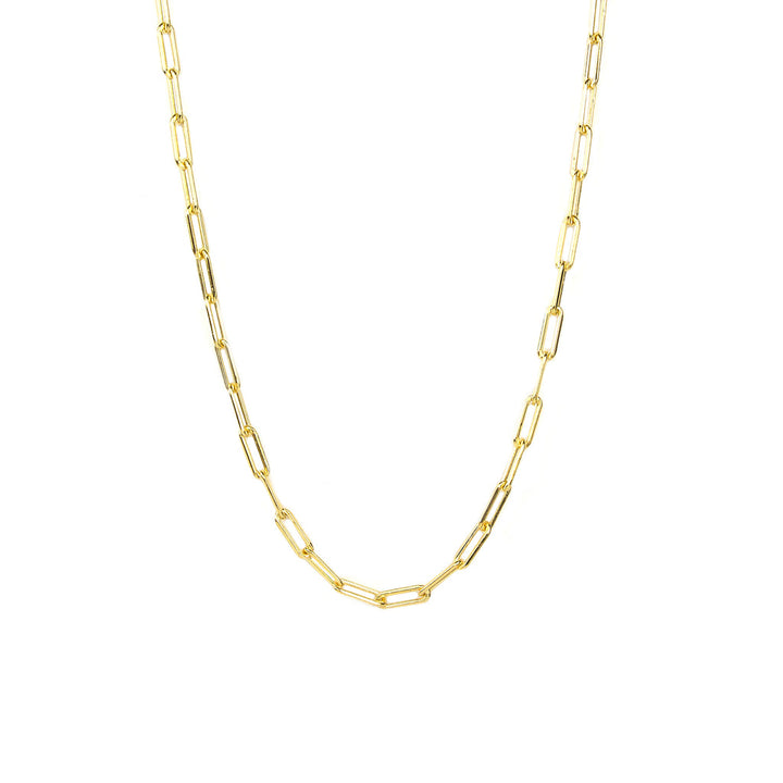 16" Small Link Chain Necklace in Gold - Madison's Niche 