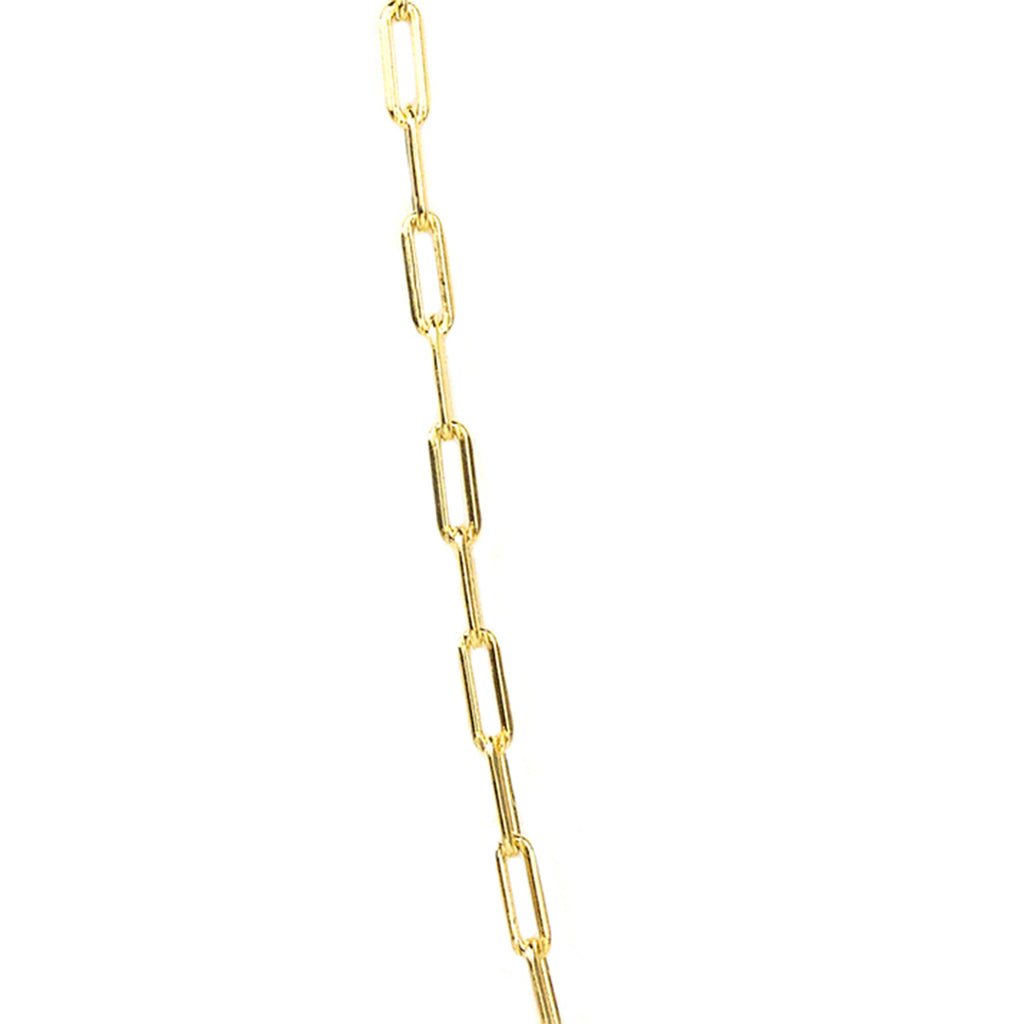 Small gold chain link necklace Clearance