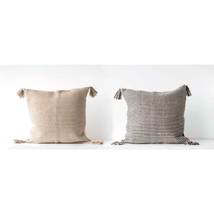 24" Striped Pillow - Madison&