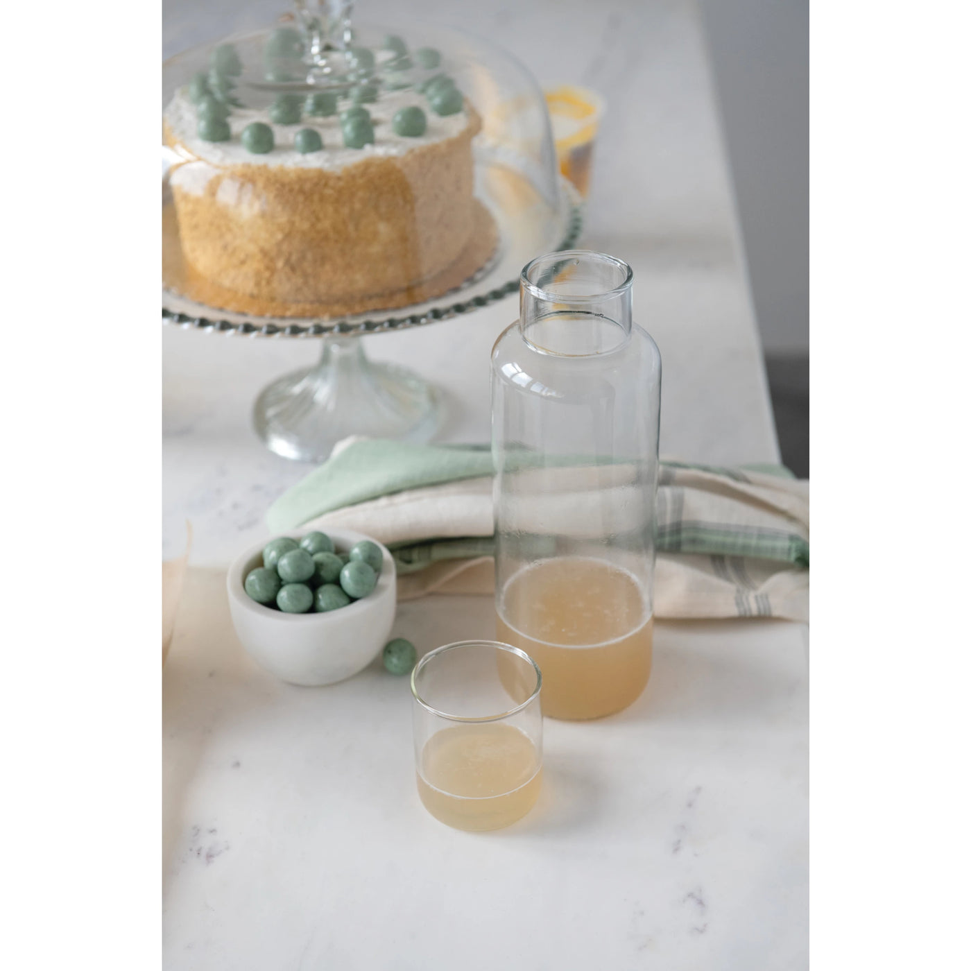 32oz Decanter with Drinking Glass - Madison's Niche 