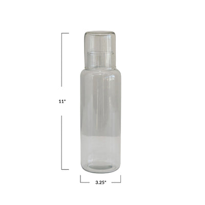 32oz Decanter with Drinking Glass - Madison's Niche 