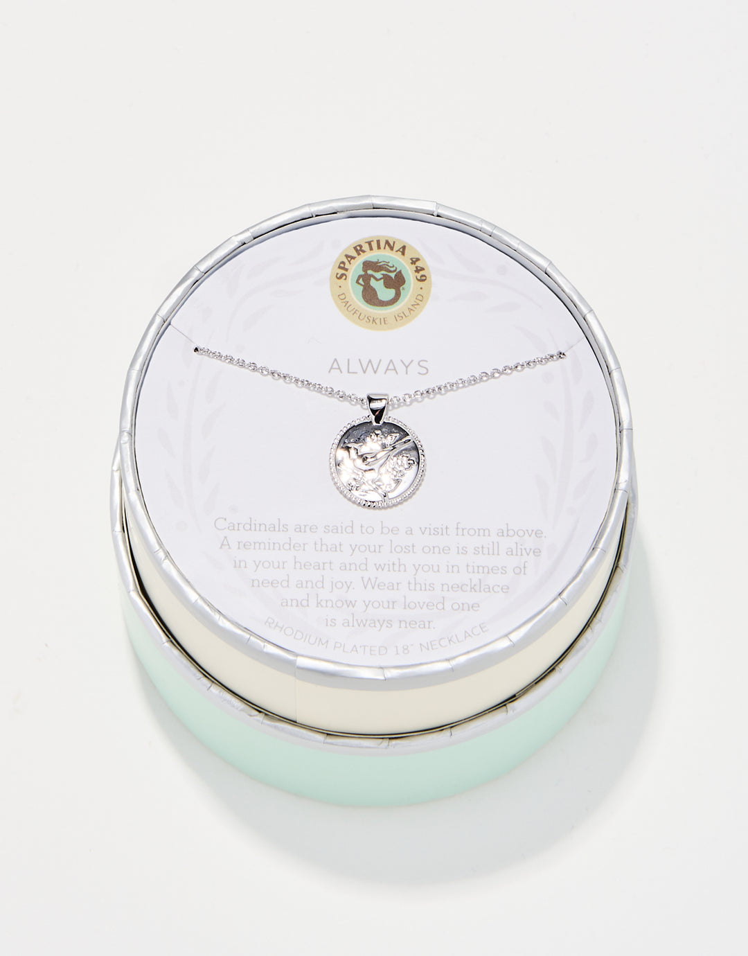 Cardinal Necklace in Silver - Madison's Niche 